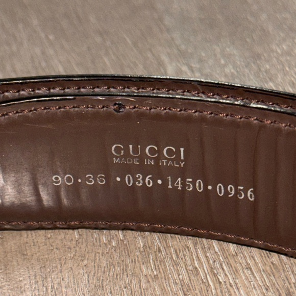 Gucci Vintage Belt, Removable Buckle & Reversible Black & Brown Belt - Picture 6 of 12